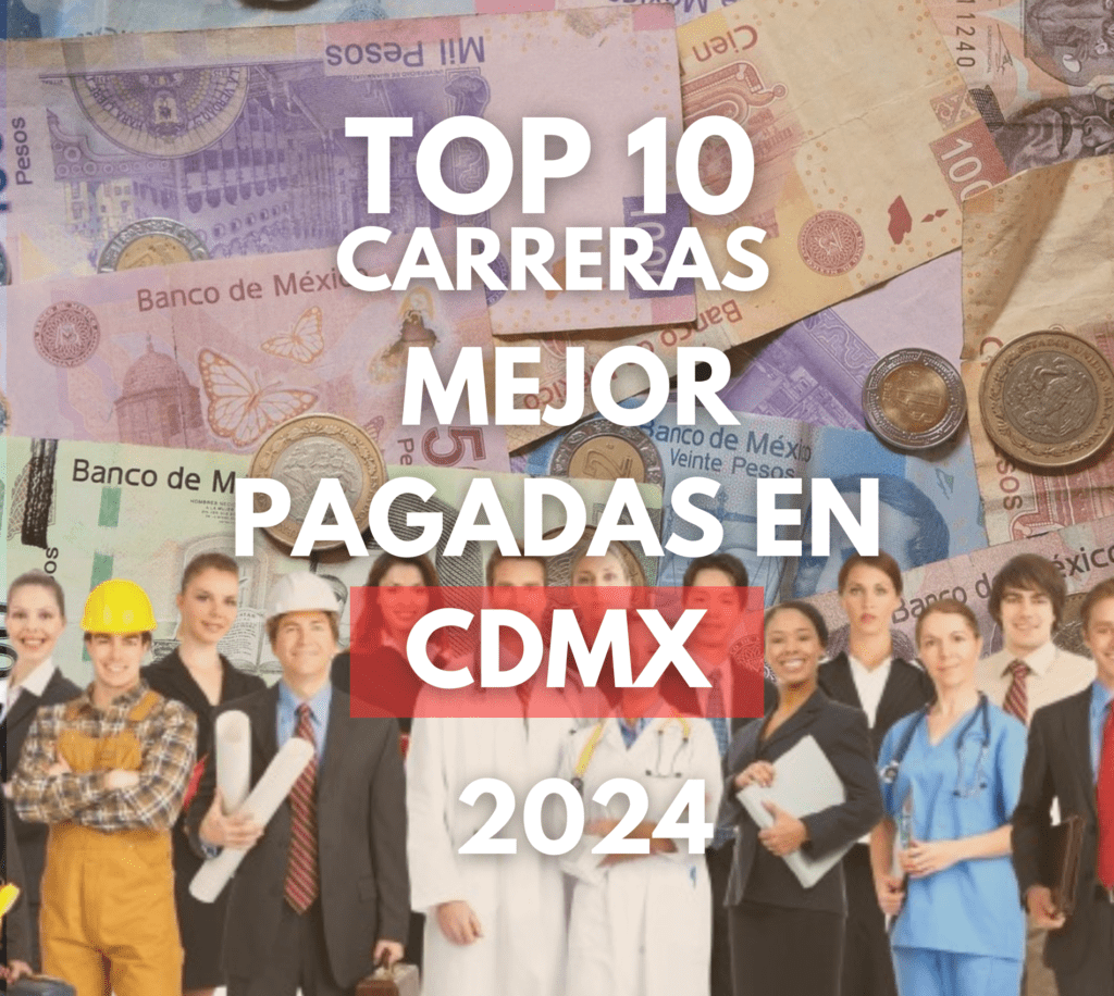 Top 10 Carreras Mejor Pagadas en la CDMX 2024