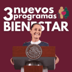 Claudia Sheinbaum confirma 3 nuevos programas del Bienestar en su gobierno.