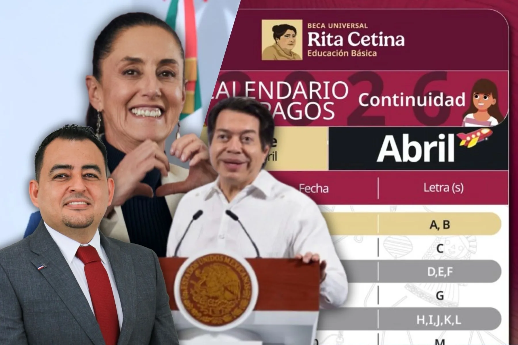 Calendario confirmado de pago para la Beca Rita Cetina bimestre marzo-abril 2026. Conoce la fecha exacta de depósito