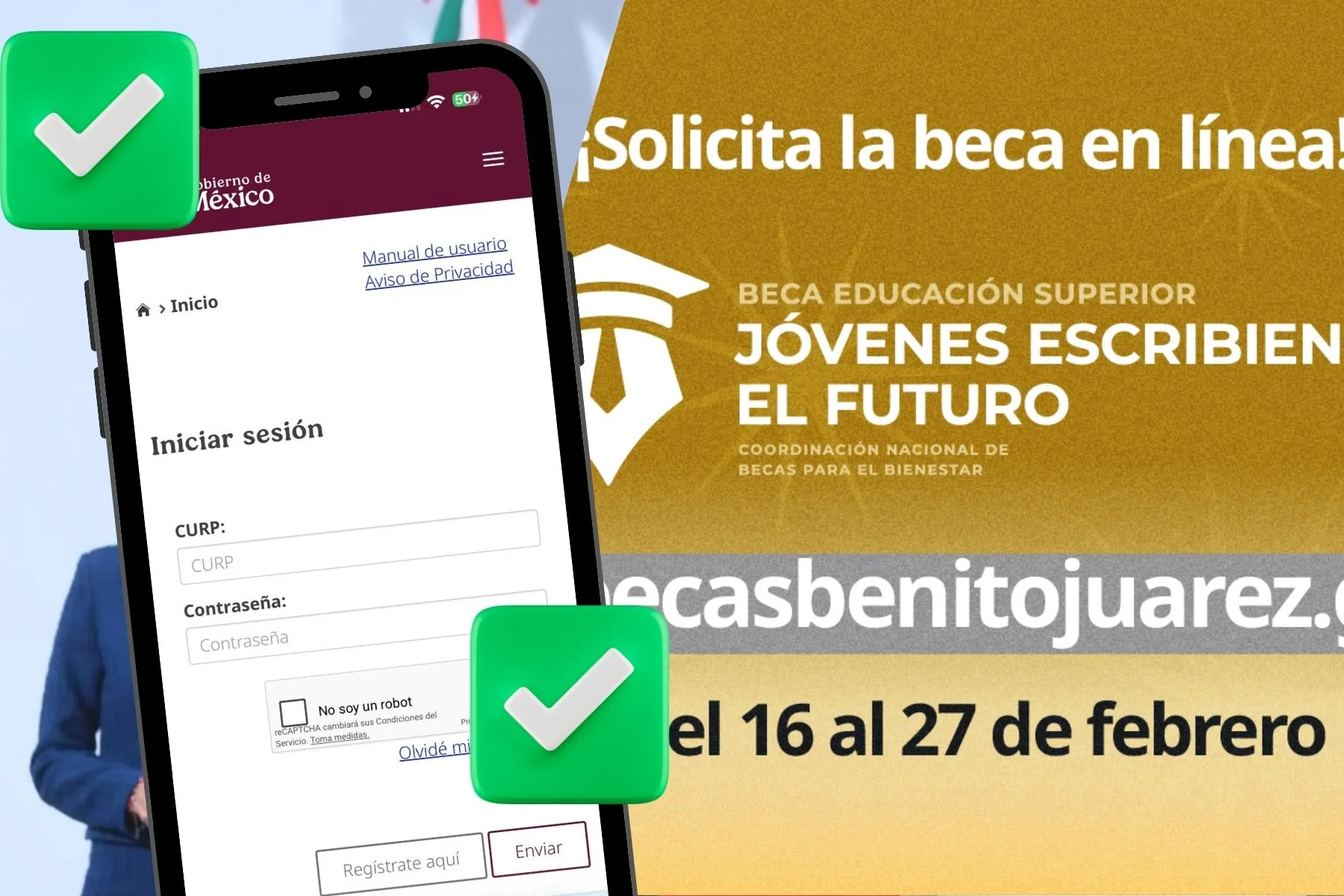 Beca Jóvenes Escribiendo el Futuro 2026 fechas de registro febrero 2026 requisitos Jóvenes Escribiendo el Futuro cómo registrarse beca universitarios monto becas bienestar convocatoria beca 2026 apoyo económico universitarios