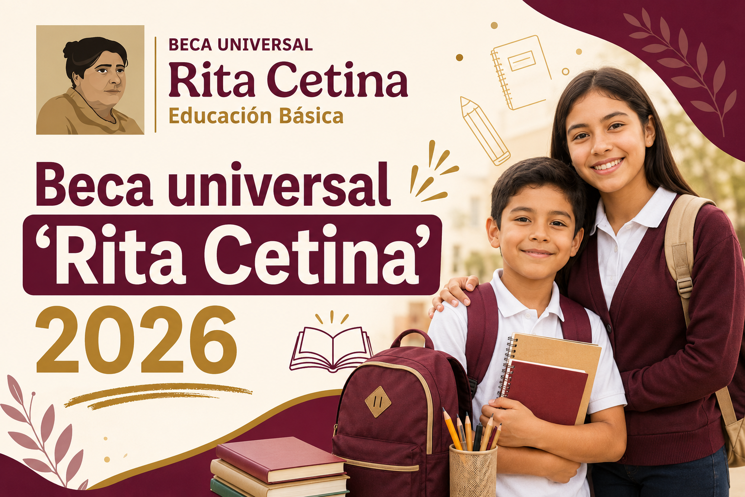 Beca rita cetina secundaria, registro, documentos necesarios, llave mx, buscador de estatus, entrega de tarjeta 2026
