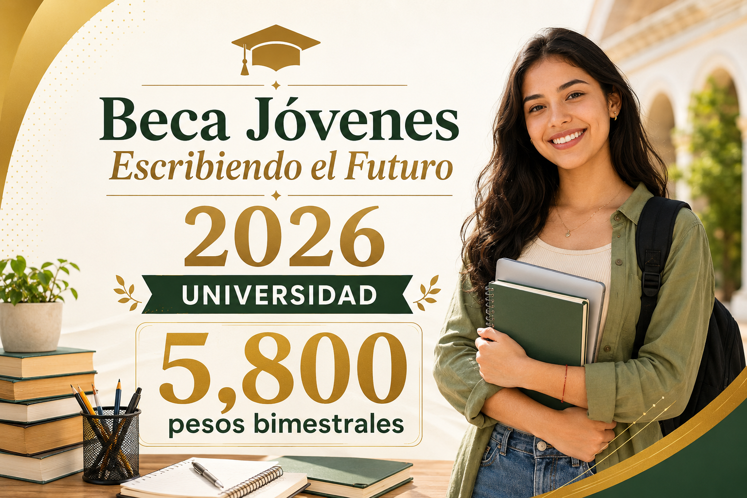 Beca jovenes escribiendo el futuro 2026, llave mx, registro, documentos necesarios, entrega de tarjeta