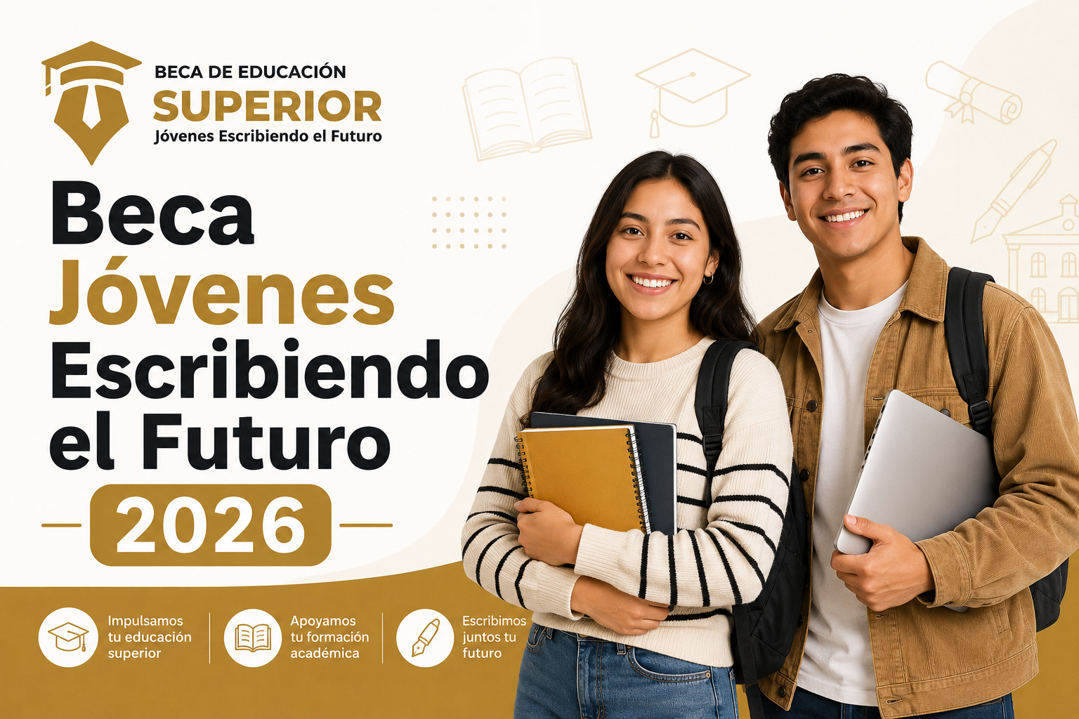 Beca Jovenes escribiendo el futuro 2026, registro, documentos necesarios, entrega de tarjeta