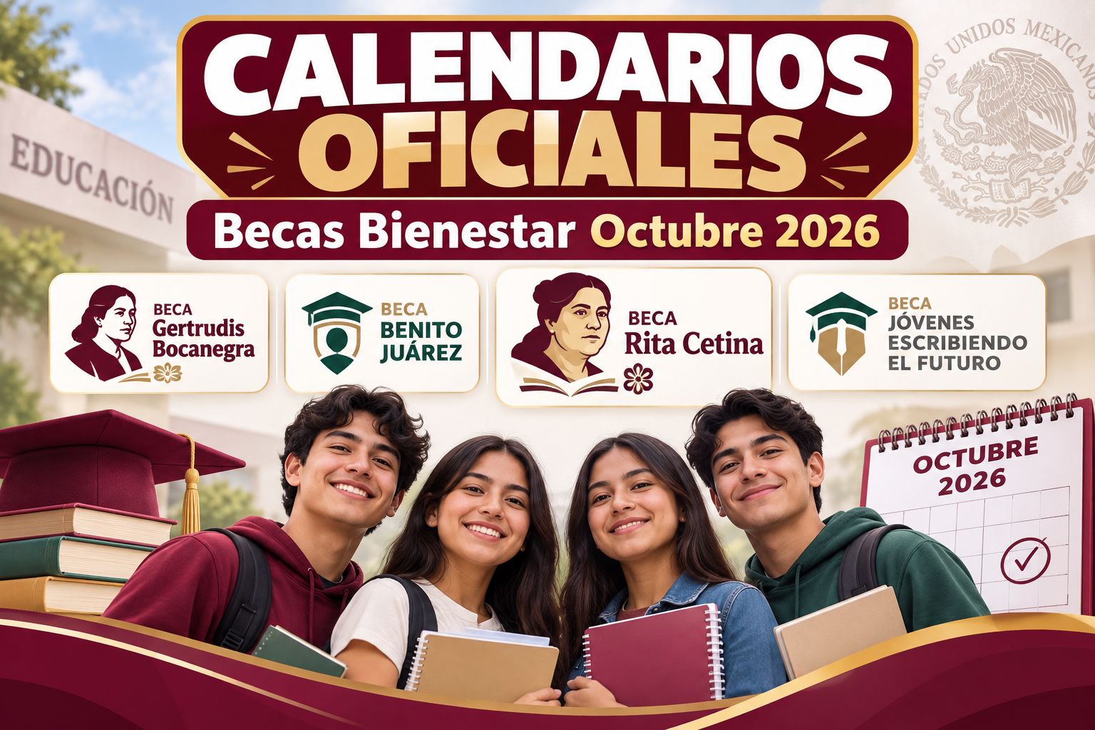 calendario oficial becas bienestar 2026